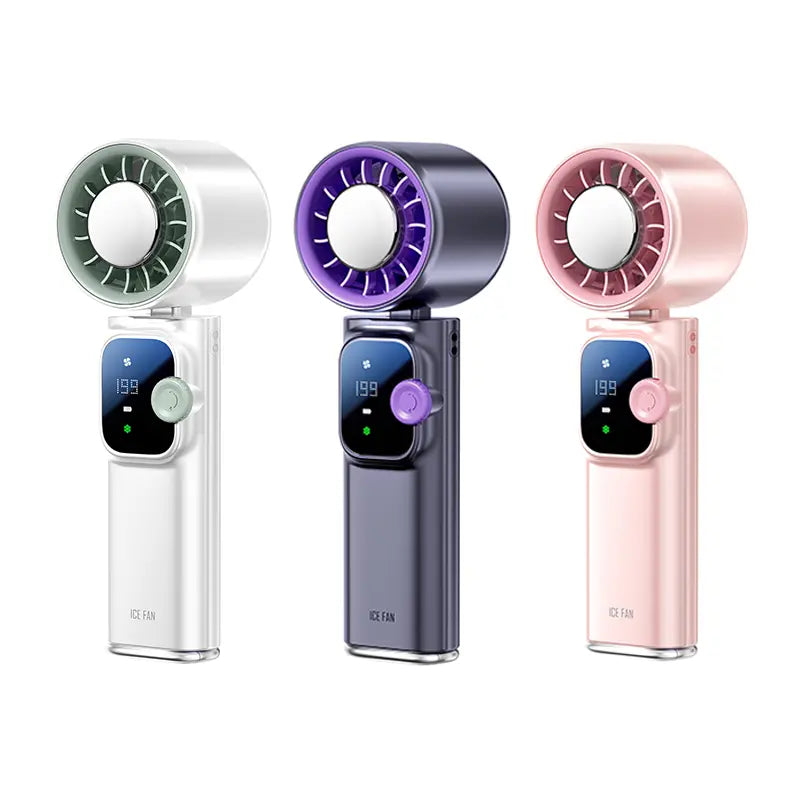 VoltaBreeze™ 199-Speed Portable Fan – Foldable Rechargeable Cooling Fan with Precision Airflow Control